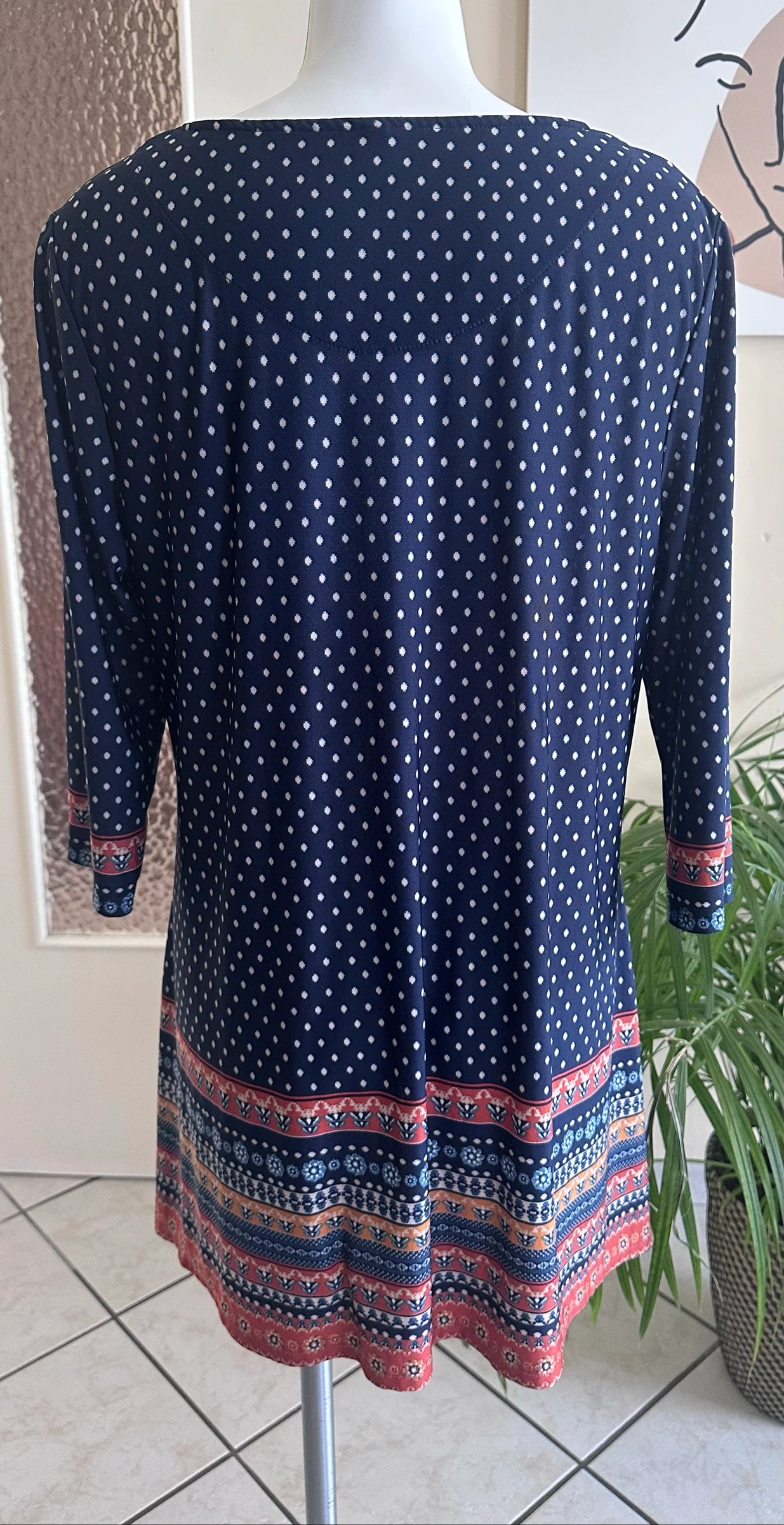 Blusa Túnica Longa Feminina Tamanho 5 – Mangas Longas – Excelente Estado – photo 9